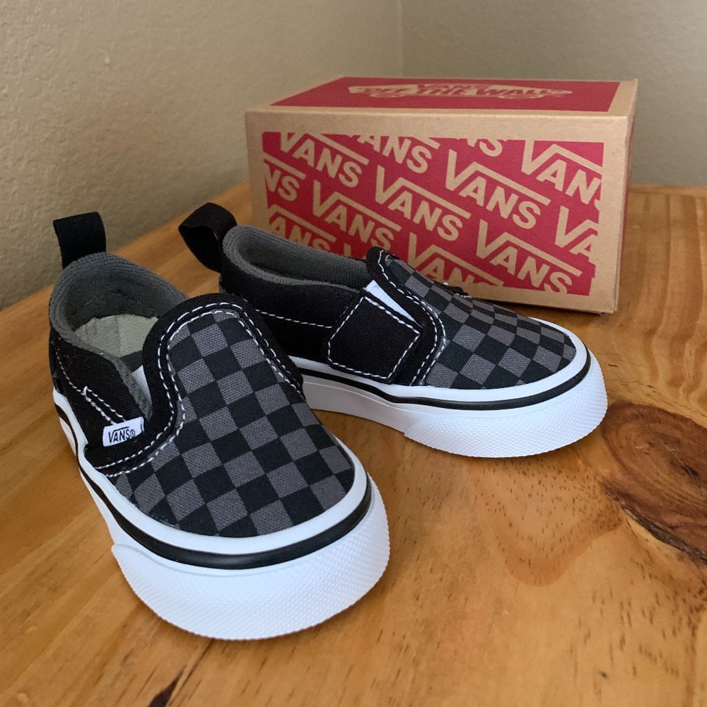 Baby Vans Slip-On Sneakers Size 4.0
